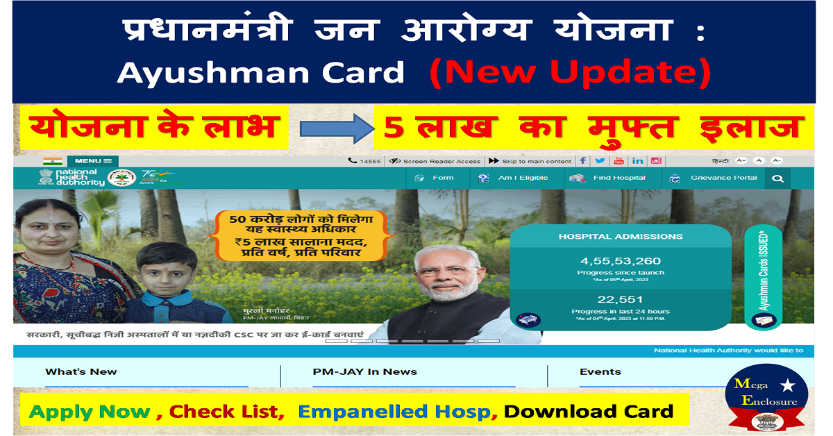 Ayushman Card 5 Lakh Medical Free Treatment