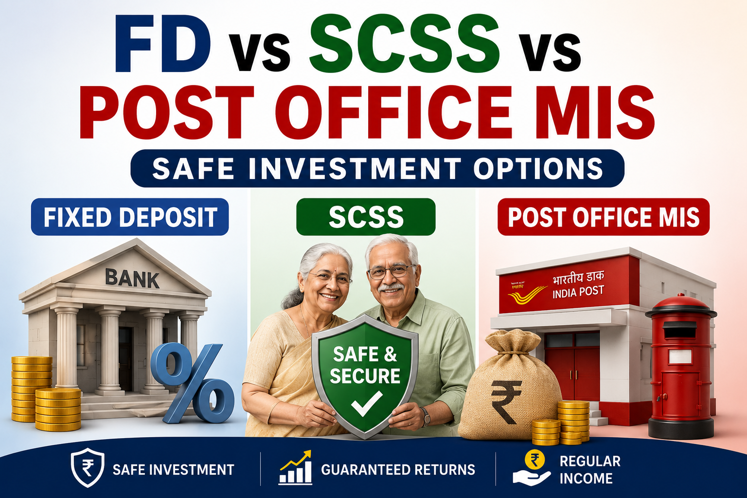 FD, SCSS और Post Office MIS